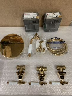 Душевая система Giulini praga Золото Италия