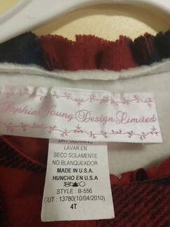 Платье-сарафан с болеро, новое теплое р.98-104