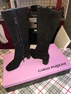 Сапоги Carlo Pazolini замшевые новые