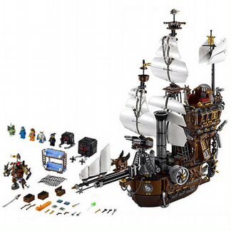 Lego 70810 Корабль Стальной Бороды (новый)