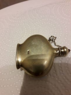 Серебро: флакон (СССР, 875) и ложка (середина 19в)