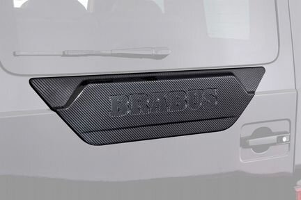 Накладка на заднюю дверь, карбон