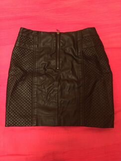 Юбка мини из эко кожи Reserved (р.42)