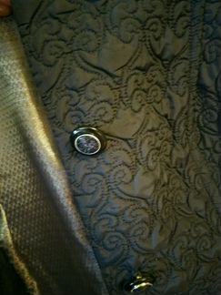 Пальто демисезонное, 50 разм. Узорчатая простежка