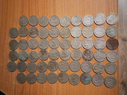 Монеты 15коп. СССР погодовка