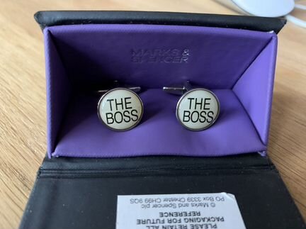 Запонки THE boss