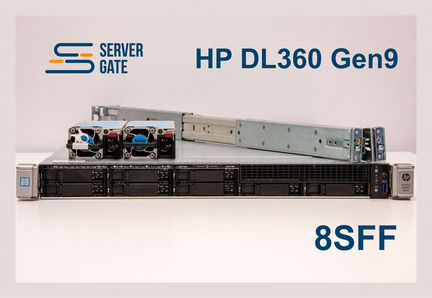 Сервер HP DL360 G9 2x E5-2687Wv3 768 GB