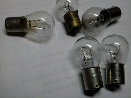 Лампа а/м12V: Р21W oдноконт.;Р21/5W двухконтактная