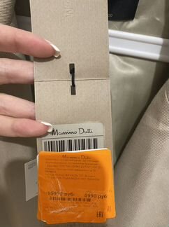 Massimo dutti тренч новый