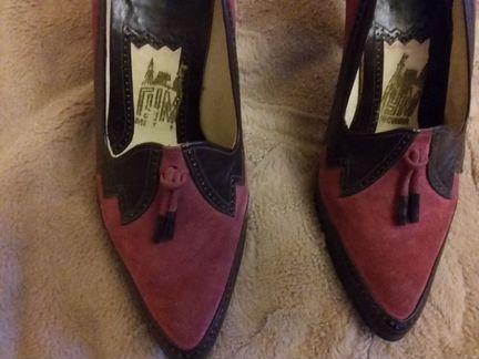 Винтажные туфли на высоком каблуке 37р из Гума