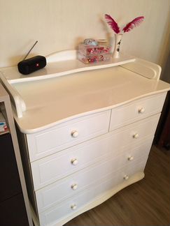 Пеленальный комод (Белый) Красная звезда С571