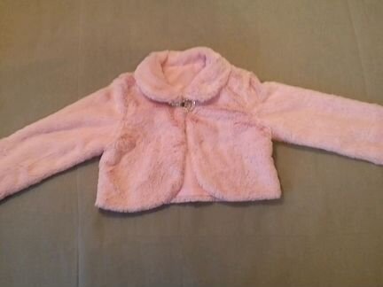 Шубка нарядная 116см