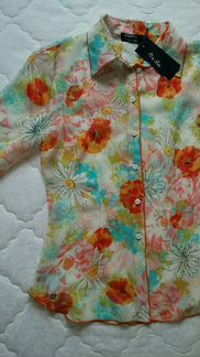 Блузка женская шелковая новая