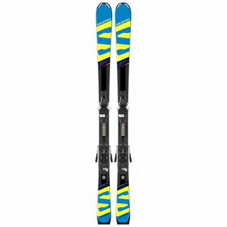 Горные лыжи с креплениями Salomon 18-19 E X-Race J