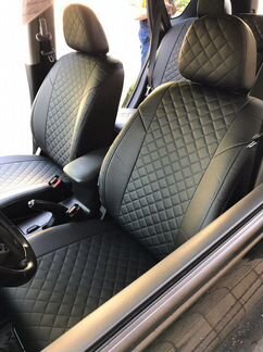 Модельные чехлы Ниссан Икстрейл из экокожи