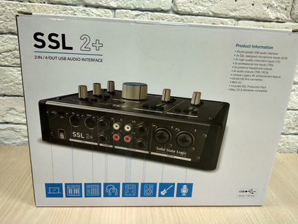 Аудиоинтерфейс Solid State Logic SSL2+