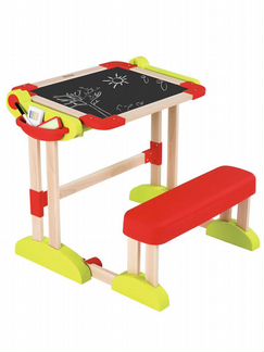 Парта с двухсторонней доской для рисования Smoby