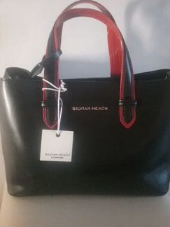 Симпатичная кожаная сумка Silvian Heach