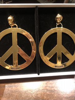 Сережки moschino H&m