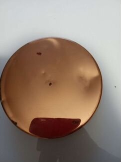 Блюдо медное Швеция,клеймо винтаж