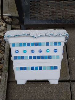 Кашпо, большой горшок из цемента