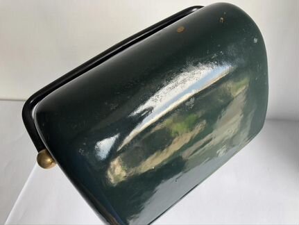 Настольная лампа банкира, витаж 50ые