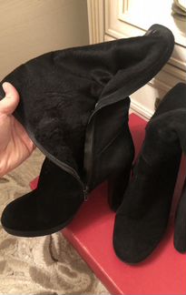 Сапоги нат.замша. Еврозима