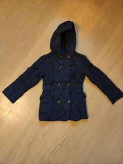 Детская куртка синяя на пуговицах