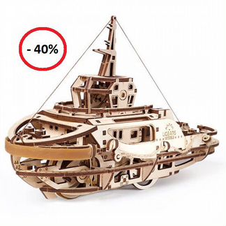 3D-конструктор Ugears Буксир