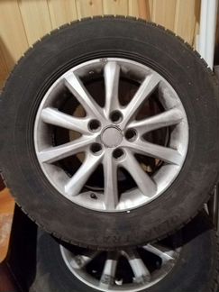 Диски R16 5/114,3 (hyundai ix35) с зимней резиной