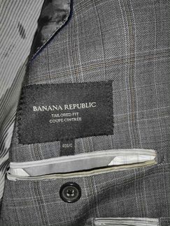 Костюм серый Banana Republic (tailored fit)
