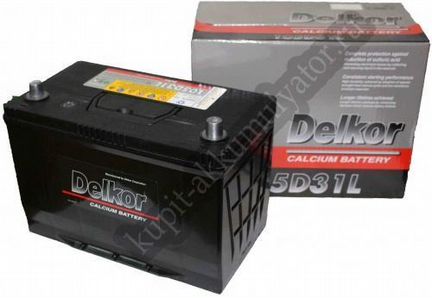 Аккумулятор Delkor 90 А.ч 105D31L