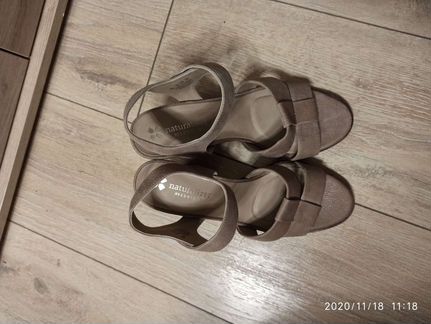 Сандалии новые Naturalizer, 37, нат кожа