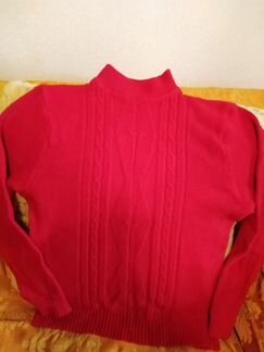 Красный полувер