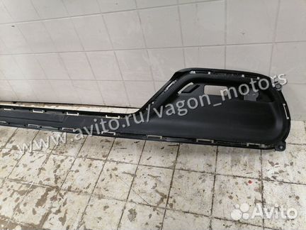 Накладка бампера задняя Kia Ceed 2 Дорестайлинг