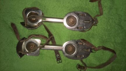 Коньки фигурные с ботинками и лезвия коньков СССР