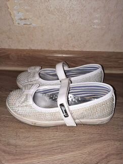 Туфли белые детские fauaretti