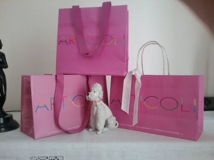 Подарочные брендовые пакеты Articoli