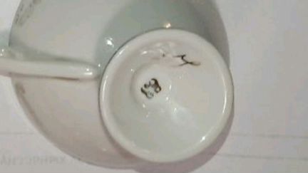 Чайная пара тонкий фарфор