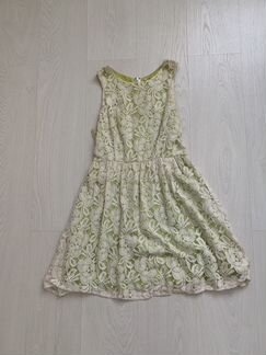 Кружевное летнее платье М