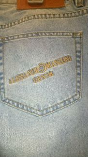 Джинсы alessandro manzoni denim