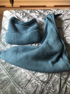 Шапка и шарф косынка