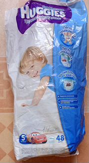 Huggies трусики-подгузники 5/13-17кг мальч. 17 шт