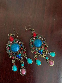 Серьги,крупные