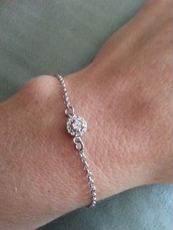 Серебряный браслет, 925 проба, новый