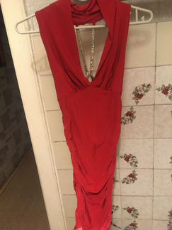 Платье новое красное