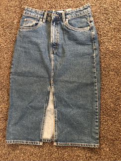 Юбка джинсовая zara