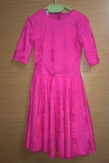 Розовое платье для бальных танцев