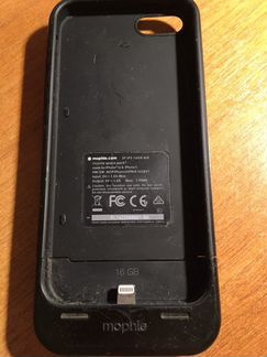 Чехол-аккумулятор Mophie iPhone 5S SE с 16Gb памят