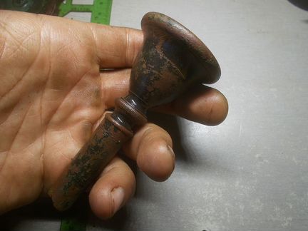 1812 год Мундштук полковой трубы Огромный